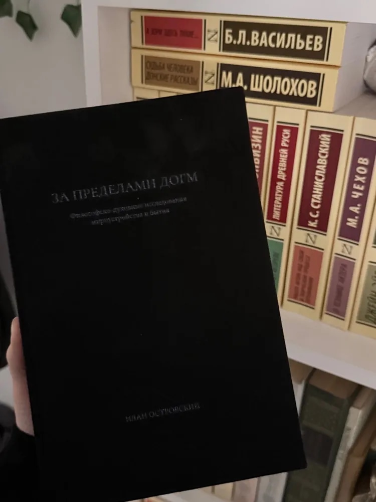 Фото 1 из отзыва Айсель Щ. об издании "За пределами догм"